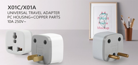 Manufacturer UK/Europe Electrical Portable Travel Adapter/Electrical Plug Adapter Multiple Plugs Converter Travel Adapter