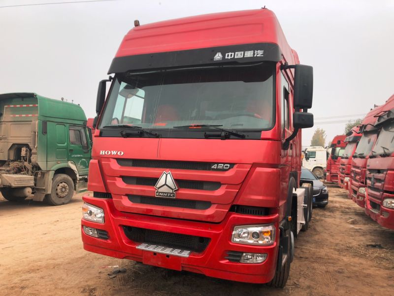 Excellent Condition 2016 Model 380HP/420HP 10 Tyres 6X4 Used Sinotruck HOWO CNG Truck/ CNG Tractor/ CNG Trailer Head/ CNG Tractor Truck for Sale
