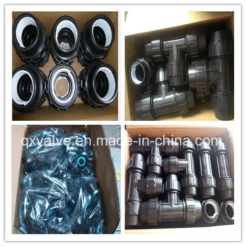 16mm/25mm/32mm/50mm Pipe Connectors PP Compression Female Elbow Fittings