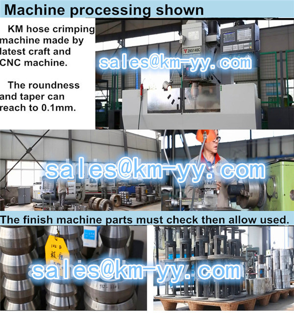 Uptodate Hydraulic Hose Press Crimping Machine with Super Thin Machine Head Especially for Elbow