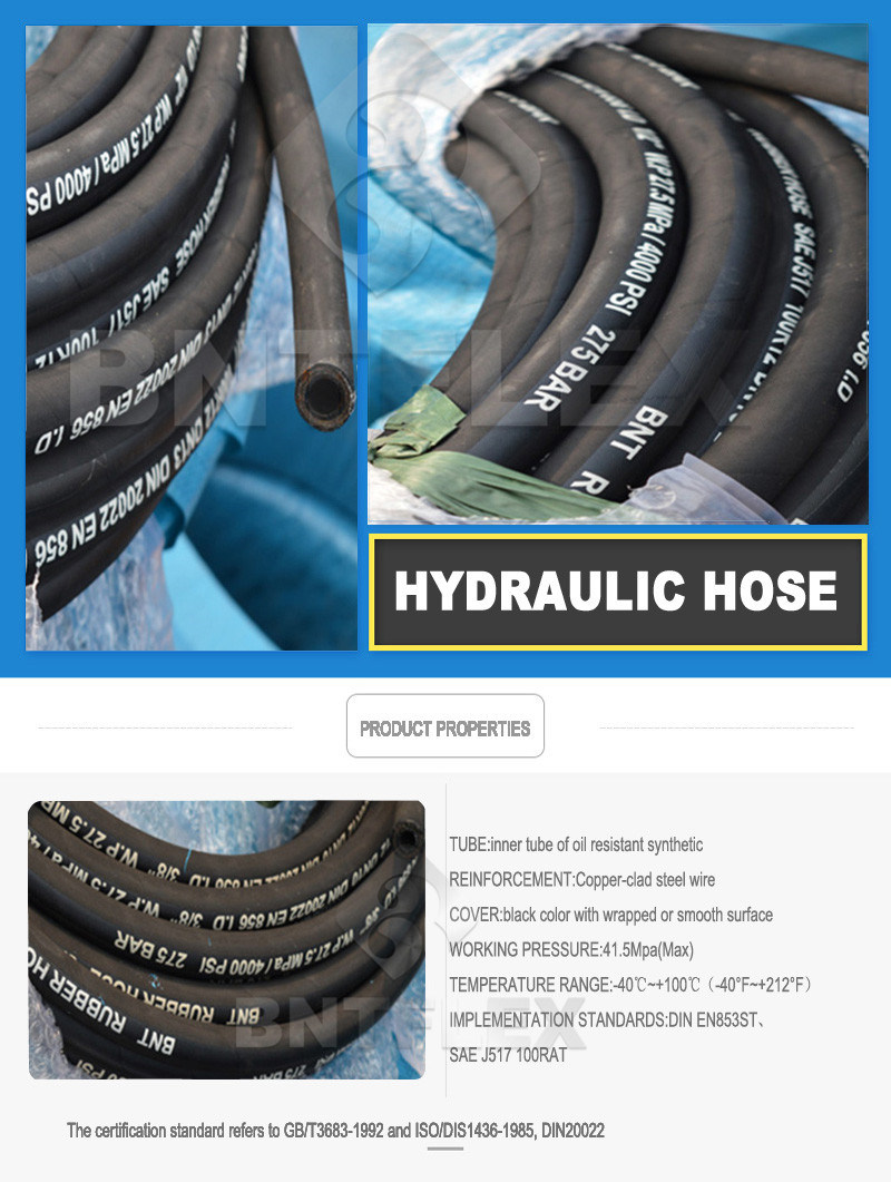 Hydraulic Hose Pipe Manufacturers Supply 2 Inch Available SAE100 R2 4000 Psi Hydraulic Hose/Best Chinese Manufacturer Hydraulic Hose En 853 2sn