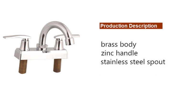 Brass Double Handle Mixer Faucet