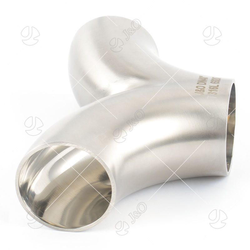 3A Sanitary SS304 SS316L Forged Weld Double Elbow Pipe Fitting