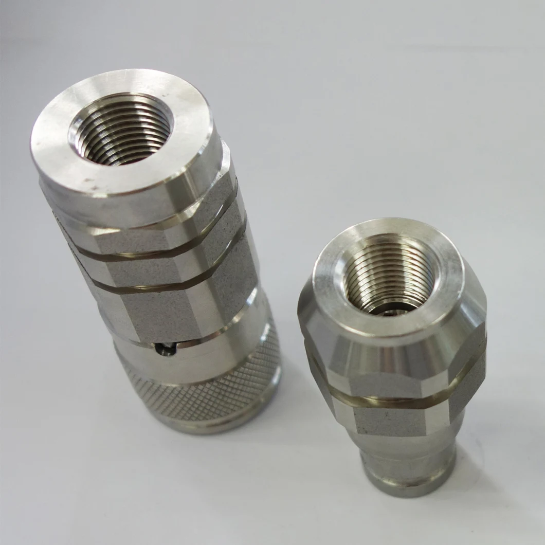 ISO 16028 Stainless Steel Flat Face Hydraulic Quick Coupling NPT/Bsp