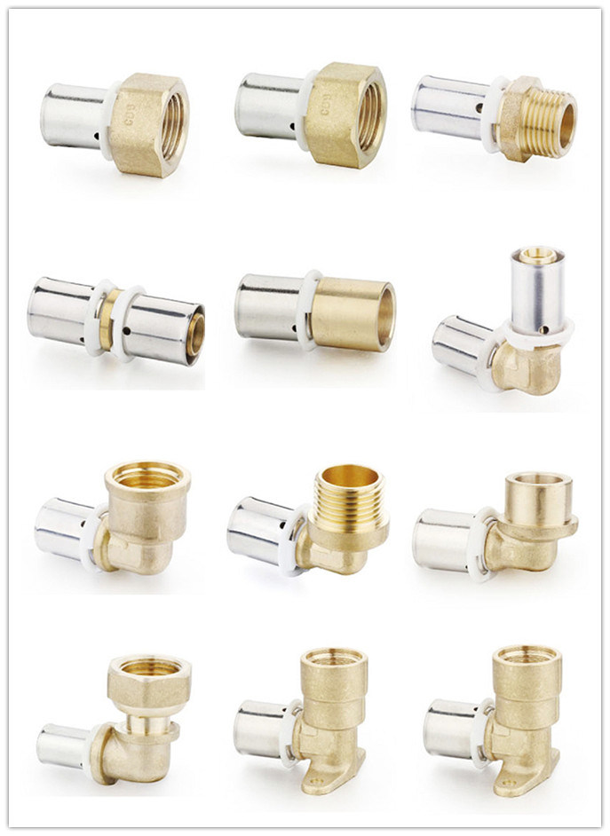 Brass or Dzr Pex to Copper Pipe Adaptor for PE Pipe