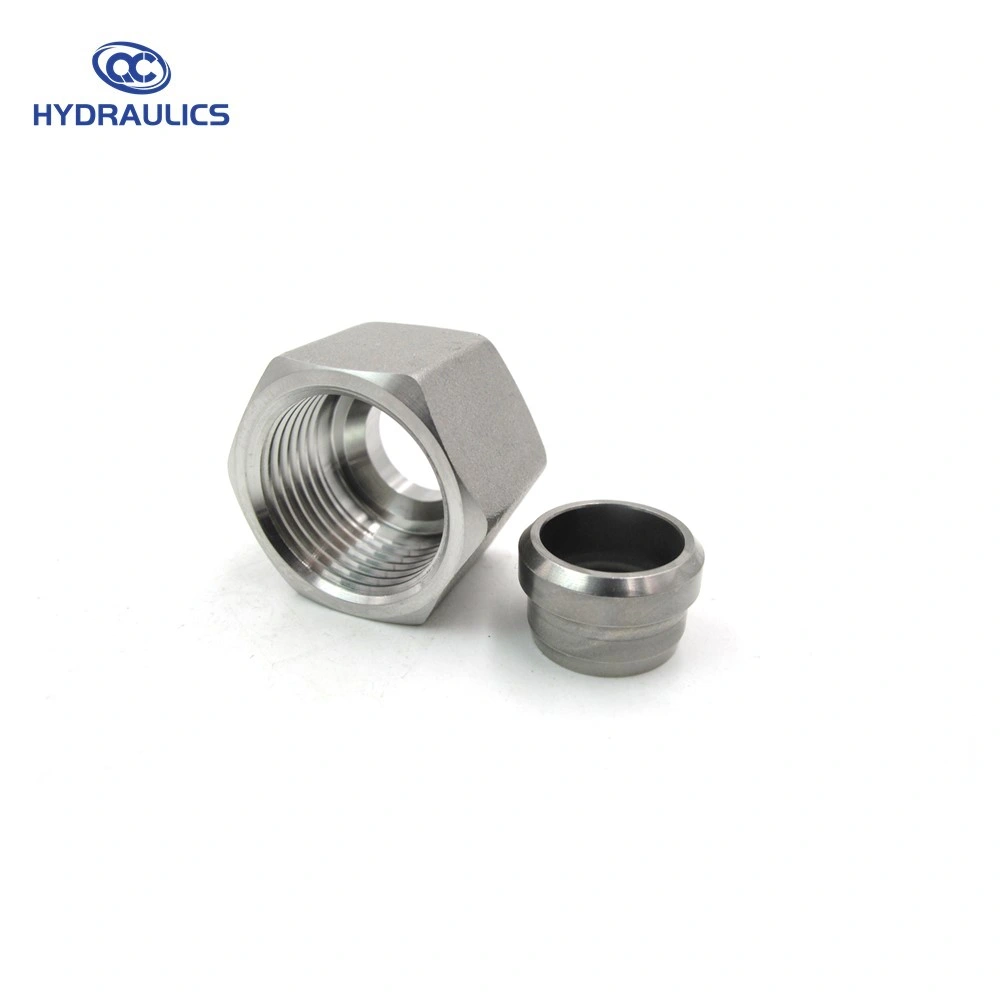 Stainless Steel DIN 2353 Tube Fittings Male Connector Straight Hydraulic Fittings