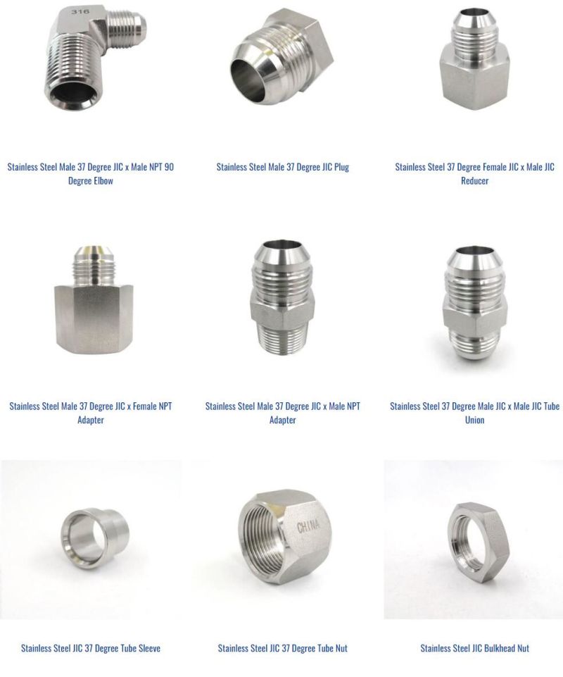 Hydraulic Fittings and Adapters Male Jic to Female Pipe Straight Parts (2405 Series)