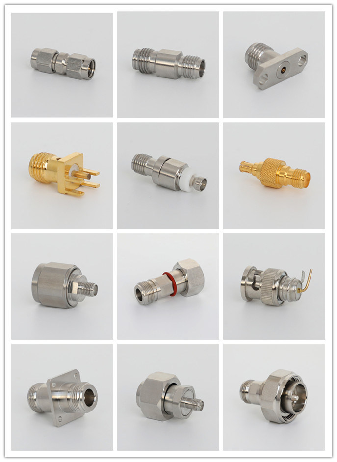SMA Three-Way Connector, One Male Two-Female Connector, SMA Connector