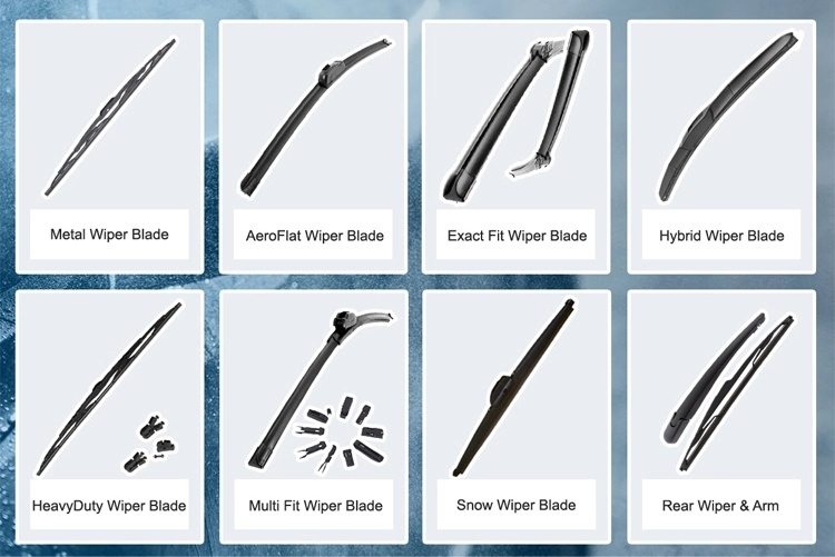 Multi-Adaptors Flat Wiper Blade Mutifunction Rear Winshield Wiper