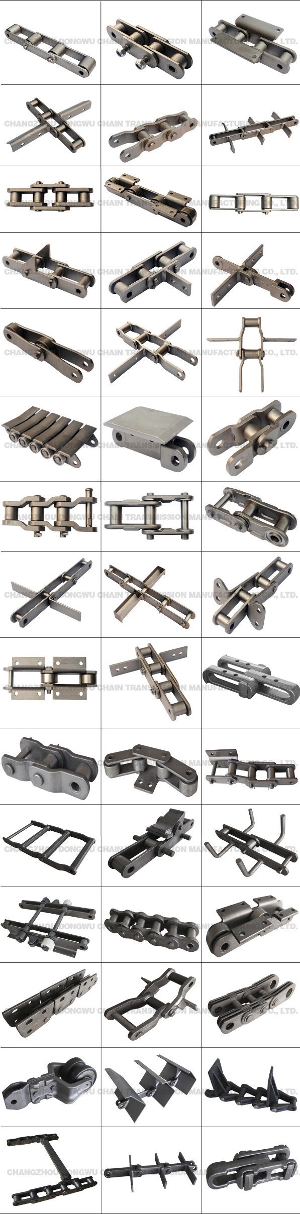 Steel Transmission Standard Roller Chain for Pipe Wrench