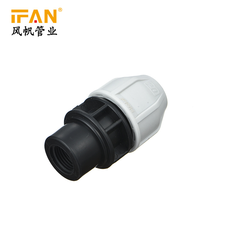 1/2inch - 4inch HDPE Fitting Female Threaded Adapter Fish HDPE Compression Fitting Female Coupling for Irrigation System