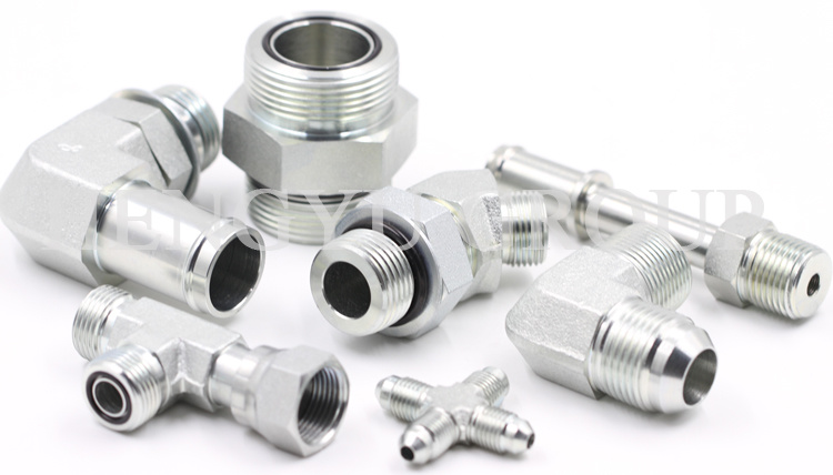 NPT Jic SAE Bsp Metric Hose Connection Hydraulic Fittings Adapters