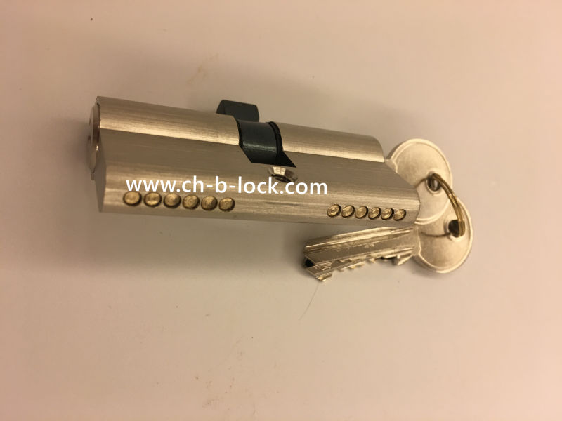 Double Open Brass Door Lock Cylinder (LCS-C101)