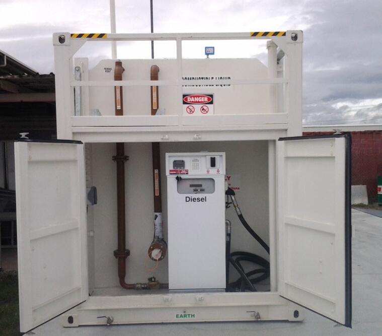 Double Walled Diesel Fuel Container Tank Refueling Station