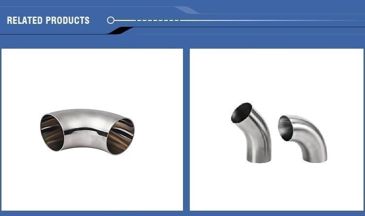 Stainless Steel 304 Sanitary Pipe Fitting Welded Elbow 180 Degree