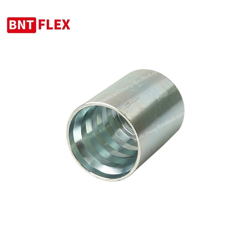 Stainless Steel Hydraulic Hose Fitting Crimped Ferrule