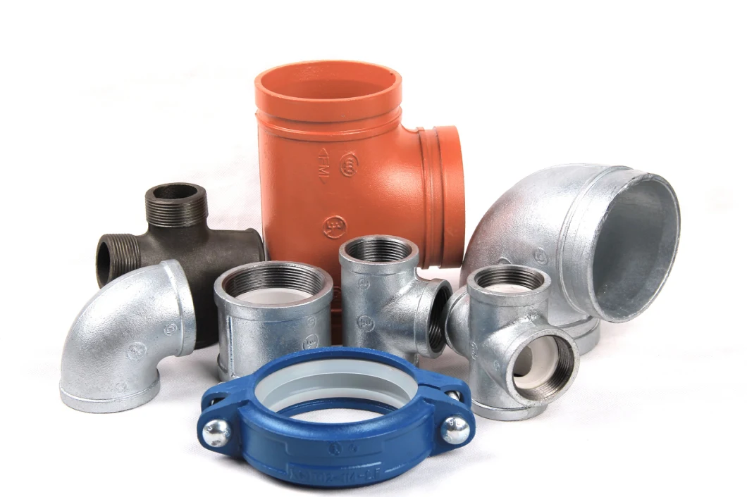FM/UL Listed Plumbing Fittings, Galvanized Fittings, Malleable Iron Pipe Fittings