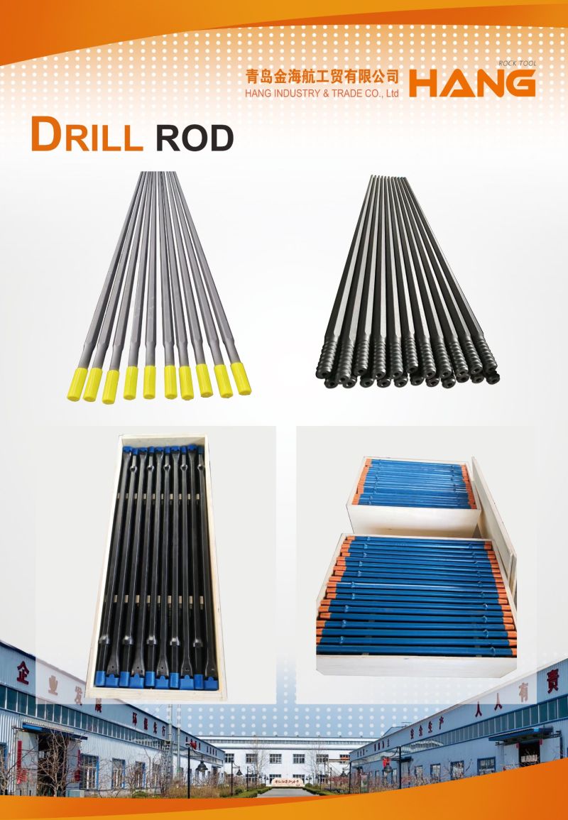 12 Degree Integral Tapered Drill Rods for Small Hole Drilling