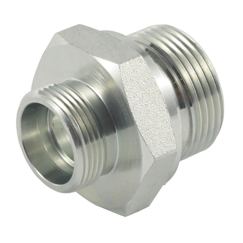 Steel Metric BSPP Male Thread Reducer Adpter for Tube Fitting