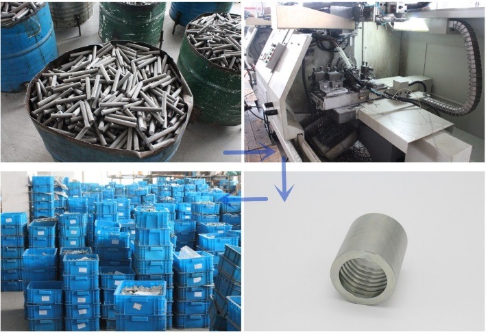 Stainless Steel Bsp Hydraulic Hose Fitting 22611 for Hydraulic Equipments