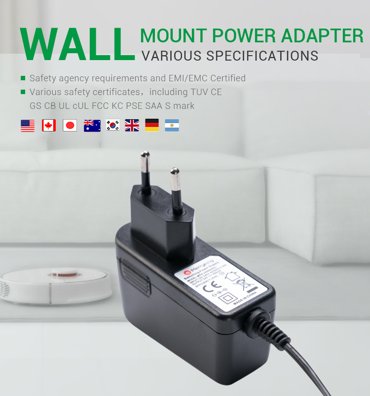 EU Plug AC DC Adapter 5V 3000mA 5 Volt 3 AMP 15W Adaptor Power Supply Adapter for CCTV