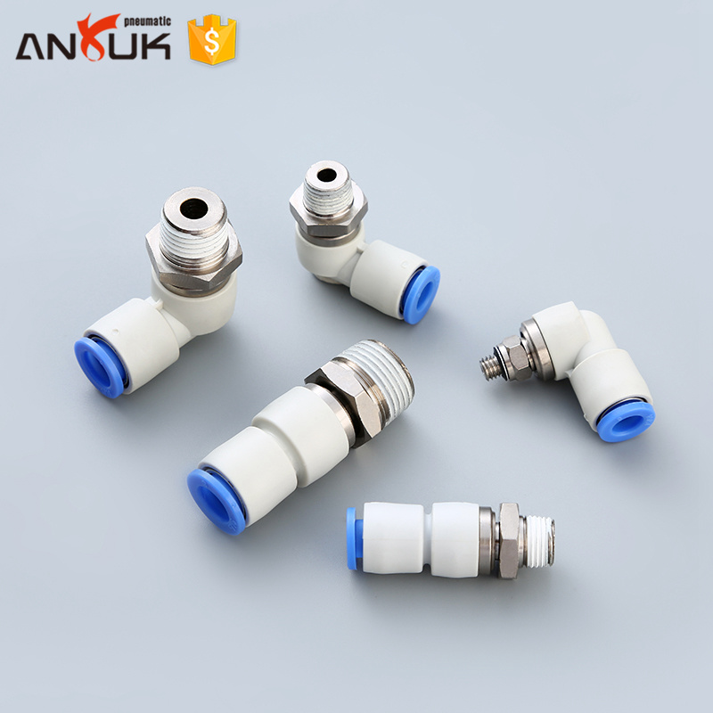 SMC S-Ksl Brass Pneumatic Quick Disconnect Hydraulic Hose Fitting Push-in Connection Fitting