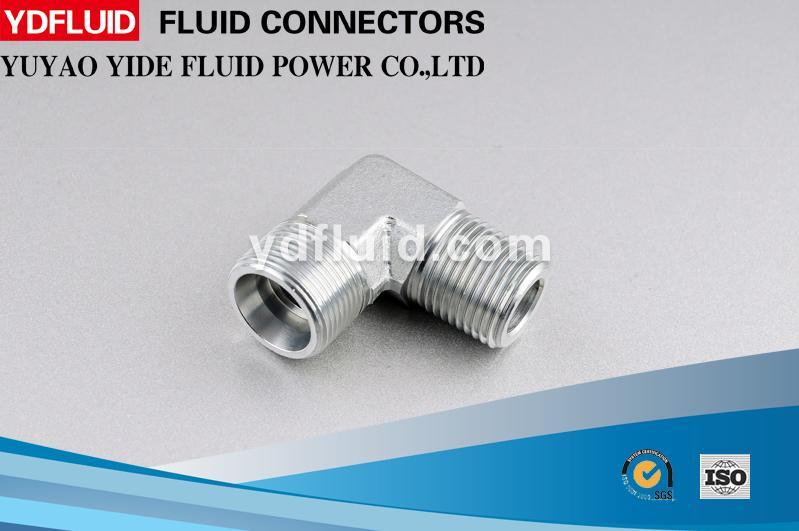 90 Degree Elbow Metric Hydraulic Adapter/ Connector