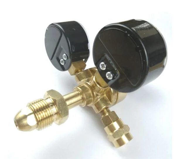 American Argon CO2 Brass Gas Meter Cga320 Outlet Thread Can Be Customized Regulator