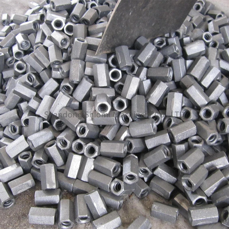 Ductile Iron Casted Hex Anchor Nuts / Connector with Tie Rods for Formwork Construction