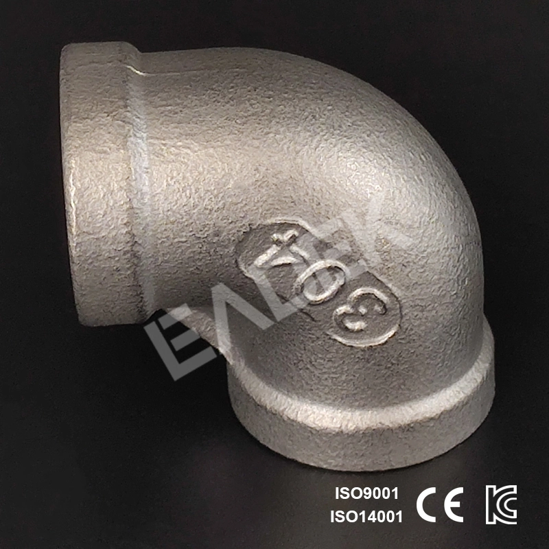 Ss Stainless Steel 90 Degree Elbow Thread Bendable Pipe Fitting
