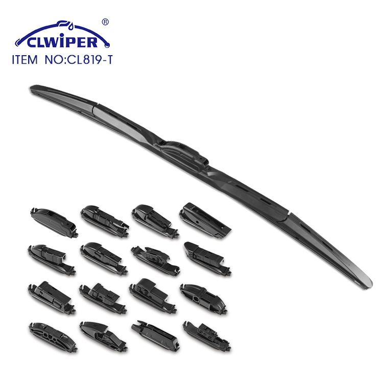 Clwiper Cl819-T Hybrid Multifunctional Wiper Blade with 13 Adapters