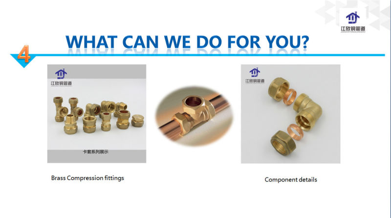 Brass Coupling Socket Water Pipe Fitting Copper Fitting