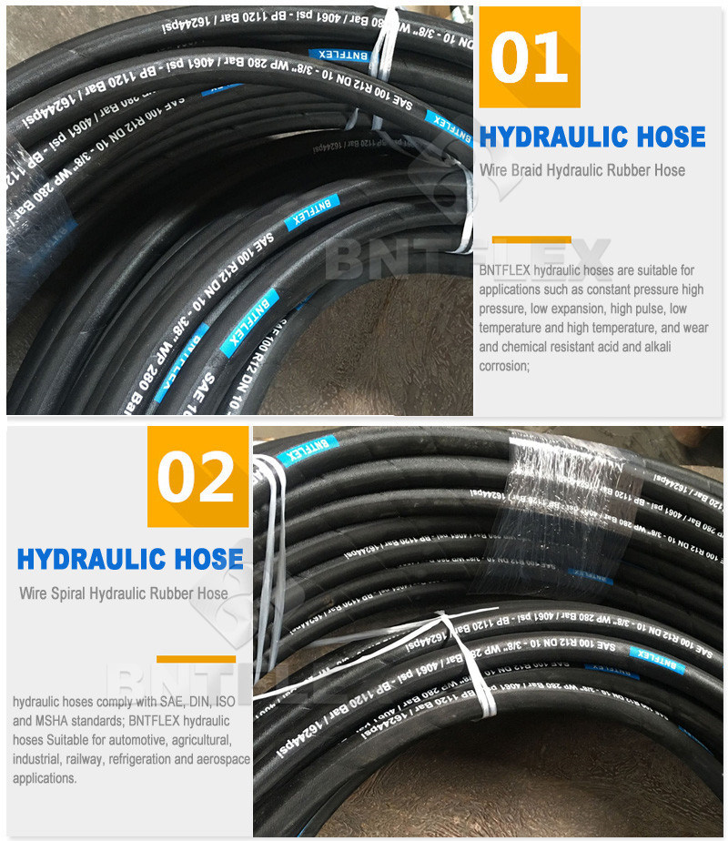 Hydraulic Hose Pipe Manufacturers Supply 2 Inch Available SAE100 R2 4000 Psi Hydraulic Hose/Best Chinese Manufacturer Hydraulic Hose En 853 2sn