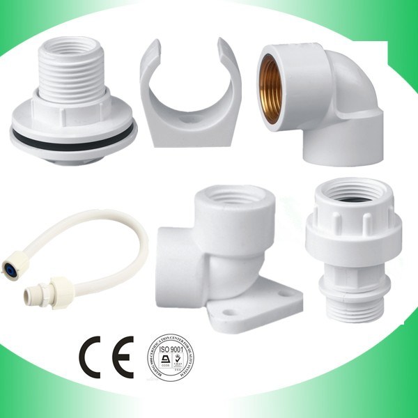 U PVC Threaded Pipe and Fittings 1/2 to 2"Male and Female Union Fittings