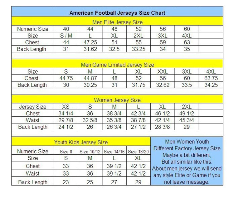 Wholesale Custom American Football Jersey High Quality American Football Wear American Football Jersey
