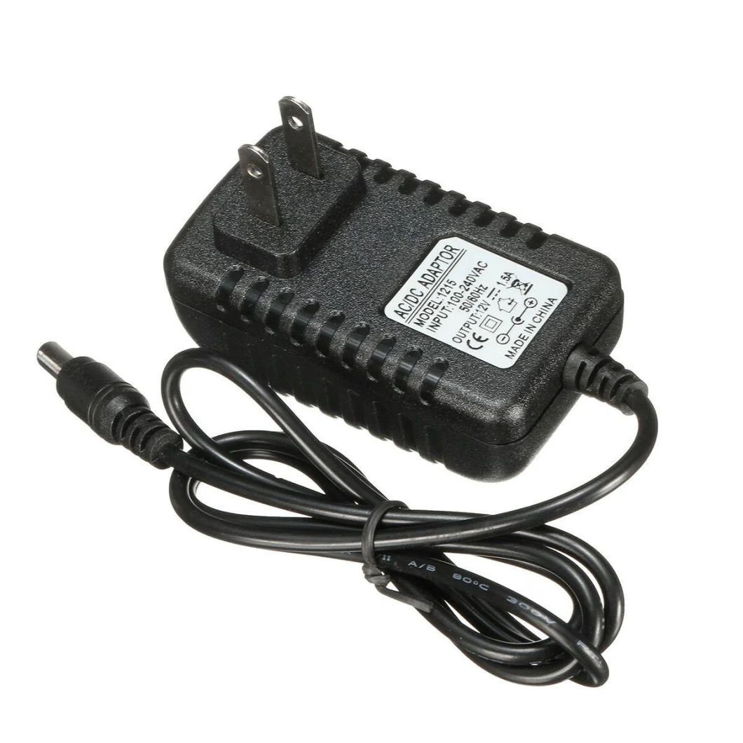 Constant Voltage 18W 12VDC Narrow Version American Plug Travel Adapter