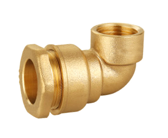 Female Elbow Brass or Dzr Compression Fitting for PE Pipe