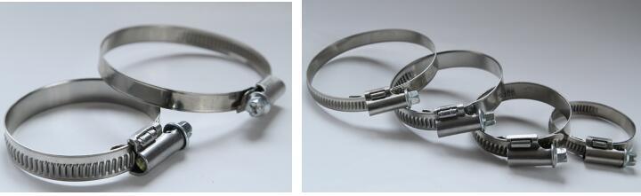 Stainless Steel Clamps for Brake Hose and Radiator Hose