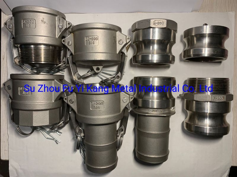 SS316 Type E Male Tail Camlock Quick Coupling