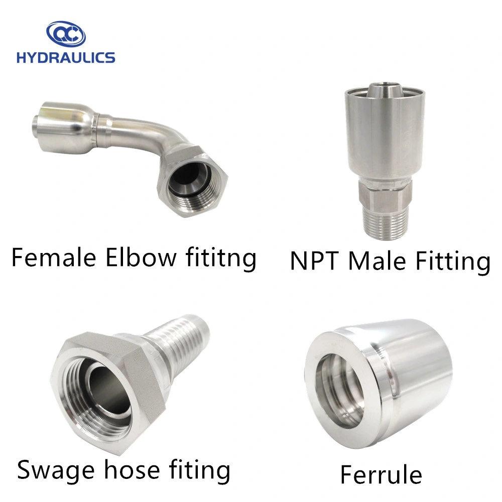 Swage Hydraulic Hose Fitting/Jic Flare Fitting/Stainless Steel Elbow Hydraulic Fitting