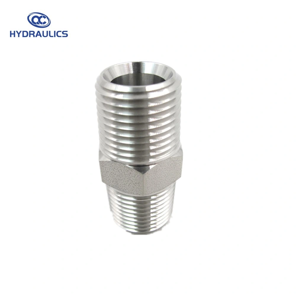 5404 Series NPT Hex Nipple Hydraulic Adapter/Stainless Steel Connector
