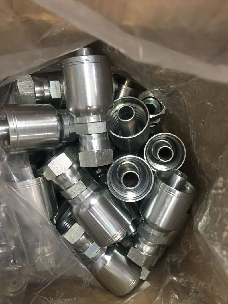 Hydraulic Hose Crimping Fitting One Piece Fitting