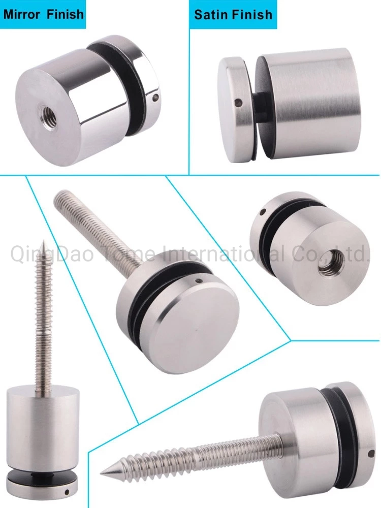 Adjustable Stainless Steel Glass Fittings Adapter Glass Standoff