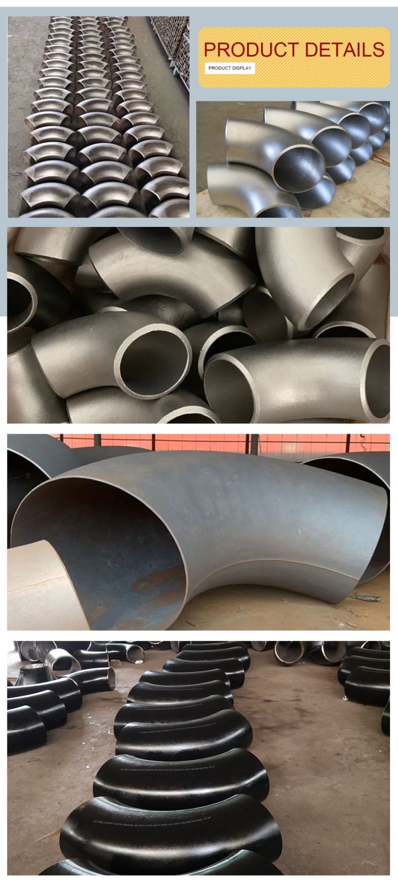 Pipe Fittings Stainless Steel Elbow JIS SUS310S Sch80 2'' Long Radious 90 Degree Elbows