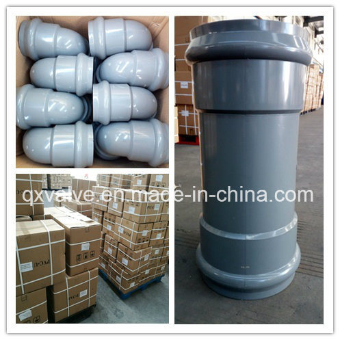 DIN Standard Plastic Pipe Fitting Rubber Ring PVC Pipe Fitting