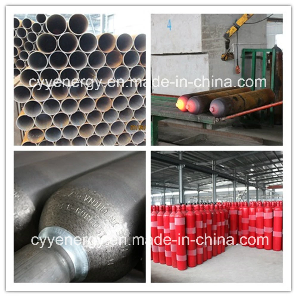 CNG Oxygen Nitrogen Lar Acetylene CO2 Hydrogeen CNG 150bar/200bar High Pressure Seamless Steel Gas Cylinder