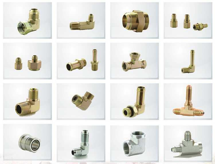 Crimp Type Hose Fitting for Hydraulic Control