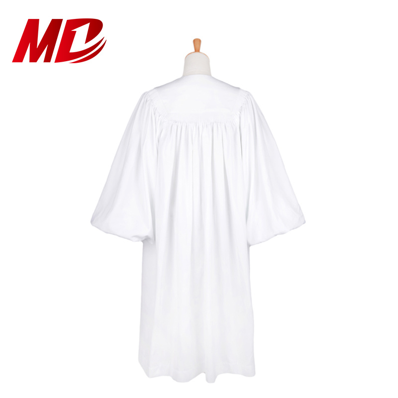 White Wesley Style Customized Wholesale Clergy Robes Choir Robes UK