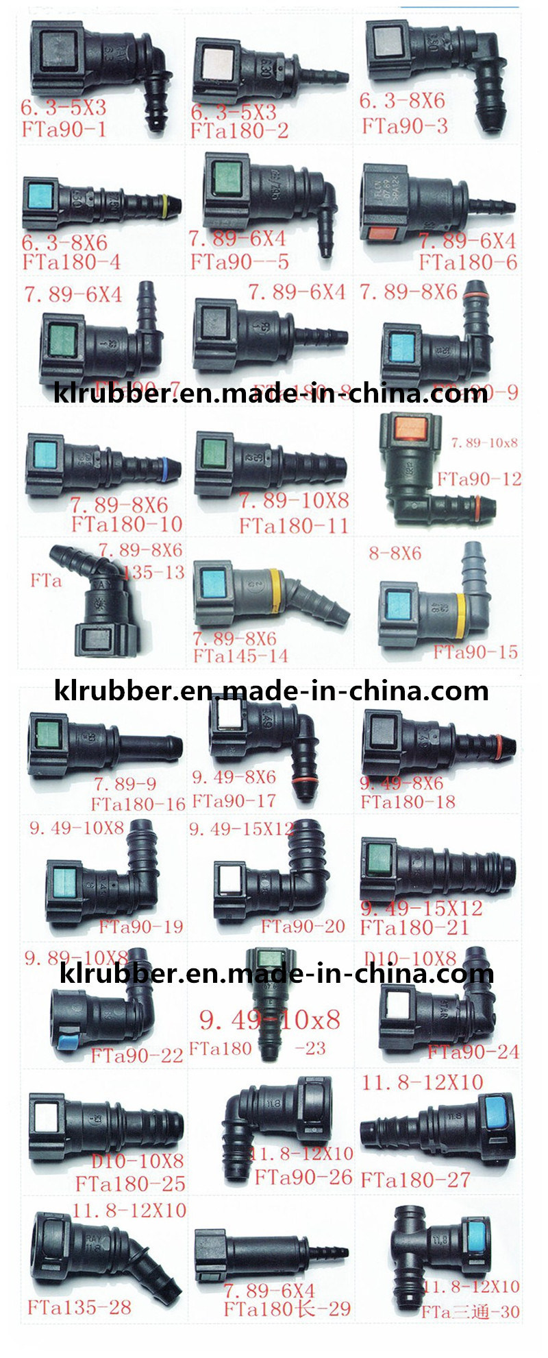 Hot Sell Round Fuel Line Automobile Quick Connector