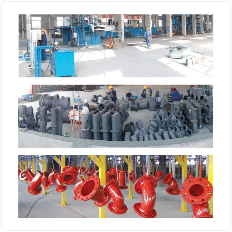 Ductile Iron Pipe Fittings Elbow Reducer Flange